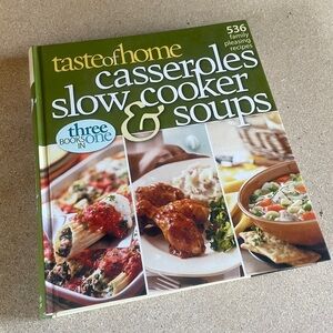 Taste Of Home Green and White Cookbook